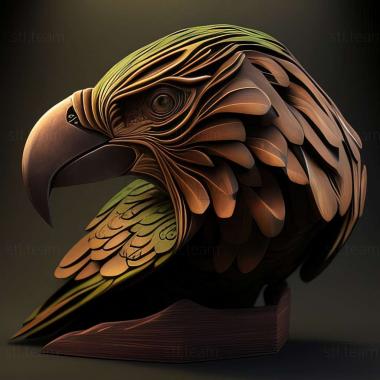 3D model parrots beak (STL)